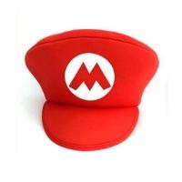 ราคา ส่งด่วนหมวกแก๊ปมาริโอ้ หมวกสีแดง น่ารัก ถ่ายรูป mario hat แถมหนวดให้ด้วย 55011 (41360337057)