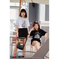 ราคา เสื้อยืดแนวสตรีท เสื้อแนวสตรีท oversize ผ้าใส่สบาย เนื้อผ้าgildan เสื้อผู้ชาย ผู้หญิง (7390047499)