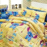 ราคา ลายสติช สีเหลือง ชุดผ้าปู 3.5 ฟุต 3ชิ้น ไม่รวมผ้านวม(Yellow) (114502122)