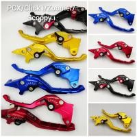 ราคา มือเบรค ปรับระดับ RCP สำหรับ PCX/Click I/Zoomer/Scoopy i งาน CNC แท้ปรับ 7 ระดับ ไดรส์ สีทั้งตัว (29019665687)