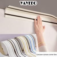ราคา YAYEEO 230 ซม.X14 ซม.กระเบื้องขอบกระดาษ,กันน้ํา Thicken กระโปรงสาย,ตกแต่งบ้าน Self-กาว XPE โฟม Waistline Edge Banding Strip (47458495359)