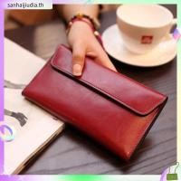 ราคา Caxill กระเป๋าสตางค์ใบยาว หลายชั้น ทรงซองจดหมาย บาง สไตล์เกาหลี สําหรับผู้หญิง สีเงิน สีทอง (49709010166)