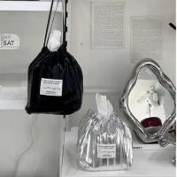 ราคา [Something Play] 3 in 1 Pleats Pouch Tissue Case Tissue Cover Bag (29566166129)