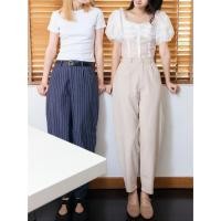 ราคา SARSA - Daily Trousers กางเกงขายาวทรงบอลลูนแบบทรงขาเต่อ (47957464746)