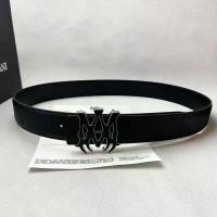 ราคา AMIRI222 เข็มขัดหนังแท้ผู้ชายตัวอักษรสไตล์ใหม่เข็มขัดหนังวัว Casual All-Match (56209748028)