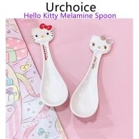 ราคา ช้อนคิตตี้ Hello Kitty Tableware ช้อนเมลามีน Hello Kitty ช้อนซุป Hello Kitty Hello Kitty Sudu (55300836961)
