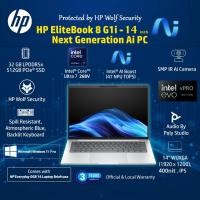 ราคา HP EliteBook 8 G1i 14 inch Next Gen Ai PC Intel Core Ultra 7 268V with NPU 48 TOP Ram 32G SSD 512G (45302843893)