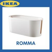 ราคา กล่องเก็บสายไฟพร้อมฝาปิด ROMMA รอมม่า - IKEA (4734970884)