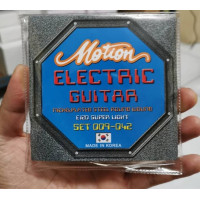ราคา ส่งเร็วมาก สายกีตาร์ไฟฟ้า Motion เบอร์9 ของแท้ รุ่นE120(ราคานี้ยกชุด 6 เส้น) แถมปิ๊ก Fender 1 ชิ้น ฟรี (3383507928)
