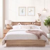 ราคา Koncept Furniture เตียง 5 ฟุต รุ่น Haley สีไม้อ่อน แบรนด์ KONCEPT FURNITURE (24657987449)
