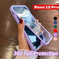 ราคา สําหรับOppo Reno 15 Pro Max 15F 14 13 12 F 12F 12Pro 2024 เคสโทรศัพท์Full Body 2 In 1 ปลอกสองด้านReno15Pro Reno12F Reno12Pro Protector 360 ด้านหน้า + ฝาหลังนุ่มปกหลัง (50808646037)