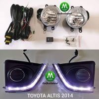 ราคา ​ไฟ​ตัด​หมอก​พร้อม​ฝาครอบ​ Daylight DRL Toyota Altis 2014​ 2015 2016​ โตโยต้า อัลติส เดย์ไลท์ (รับประกันสินค้า 1 เดือน) (7758384712)