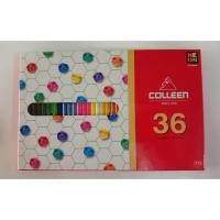 ราคา ดินสอสีไม้คอลลีน#สีไม้คอลลีน#สีคอลลีนหัวเดี่ยว 36 แท่ง 36 สี colleen 36 colre แท่งเหลี่ยม!! สีไม้ Colleen ราคาถูก 775 (12022051594)