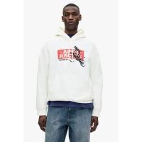 ราคา H&M(เอชแอนด์เอ็ม) ฮู้ดดี้พิมพ์ลายแบบหลวม Men Loose Fit Printed hoodie 1122659_20 (41925221506)