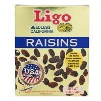 ราคา ลิโก้ลูกเกด 250กรัม Ligo Raisins 250g. [หมายเลขบาร์โค้ด 0072810502449 ] สินค้าคุณภาพดี คัดสรรอย่างตั้งใจ (45658024447)