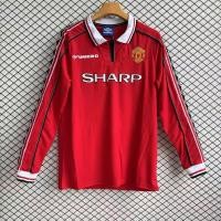 ราคา เสื้อฟุตบอลทีมแมนเชสเตอร์ยูไนเตッド แขนยาวสำหรับเล่นบ้าน ฤดูกาล 1998/99 สำหรับผู้ชาย (52609018905)