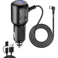 ราคา Dash Cam Charger USB C,Type C USB สายไฟ,USB C Car Charger,Dual Port USB Dashcam Power Adapter,Fast Charging CABLE เหมาะสําหรับ REDTIGER F7NVantrue N4WOLFBOX ฯลฯ Dashcam (6.5F (47107517522)