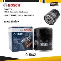 ราคา O 1042 กรองน้ำมันเครื่อง BOSCH กรองน้ำมันเครื่อง VIGO, Commuter 2.7, Innova (27934026083)
