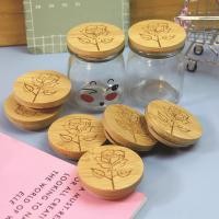ราคา ฝาไม้ไผ่สําหรับขวดโยเกิร์ตตู้เย็นแช่เย็นปิดผนึกป้องกันการรั่วซิลิโคนแหวนปกปิดผนึกแฟชั่นดอกไม้ (45858125422)