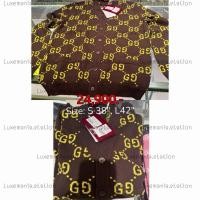 ราคา [พร้อมส่ง]: Gucci GG Logo Jacquard Cardigan Brown/Yellow‼️ก่อนกดสั่งรบกวนทักมาเช็คสต๊อคก่อนนะคะ‼️ (49555698059)