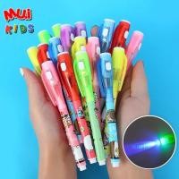 ราคา ปากกาล่องหน (1 ด้าม) ปากกาUV คละสี/ลาย หมึกล่องหน BY MUIKID (26174775469)