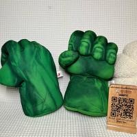 ราคา ถุงมือนวมฮัลค์ Hulk Smash Big Hands Fist Soft Plush Gloves Pair, Green (48800951496)