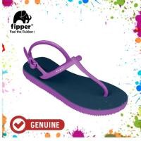 ราคา Fipper Strappy / Womens Strap Flip Flops / Blue Snorkel Violet (42055745000)
