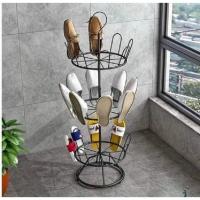 ราคา ราวตากรองเท้าหมุนได้ 360 องศา 3 ชั้น ทําจากสแตนเลส (24375222775)