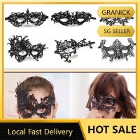 ราคา Eye Lace Mask Party Mask Venetian Carnival สีดําฮาโลวีน Masquerade Party Retro Eye Mask Prop เทศกาลอุปกรณ์เสริม (43252759339)