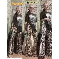 ราคา ขาม้าลายงานแถบคู่ 2 เส้น ยาว40” ผ้ายืดสเปนเดก (22885991869)