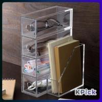 ราคา MUJI Style อะคริลิค 4-ลิ้นชัก Clear Organizer | กล่องเก็บของวางซ้อนกันได้สําหรับอุปกรณ์เสริมและแว่นตา (55959415027)