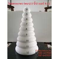 ราคา โฟมทรงบาตร โฟมโดนัท หนา 2.5 นิ้ว (4347441237)