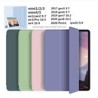 ราคา [New]เคสไอแพด gen8 gen7 10.2 case iPad Air4 10.9 2020 เคส ipad mini4/5พร้อมช่องเสียบปากกาฝาหลัง ใส gen5/6 (9978393312)