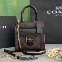 ราคา (ของแท้100%)✨พร้อมส่งจากไทย COACH MINI PEPPER CROSSBODY IN SIGNATURE CANVAS (23147011523)