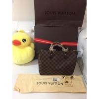 ราคา Louis Vuitton Speedy 30 Damier มือสอง แท้100% (828802985)