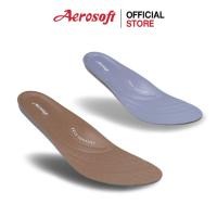 ราคา แผ่นรองเท้าเพื่อสุขภาพ มีหนุนอุ้งเท้า Aerosoft แอโร่ซอฟ PUW0601 (22972553378)