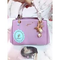 ราคา กระเป๋าถือสะพายข้างได้แบรนด์Pimmyแท้ (10385048599)