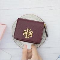 ราคา New Tory Burch Britten Mini Wallet #lmperial Garnet (10524170475)