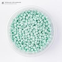 ราคา ลูกปัดเม็ดทราย ขนาด 3 มม. เขียวมิ้นต์ Minty Fresh (26834140130)