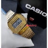 ราคา นาฬิกา CASIO DATABANK เรือนทอง รุ่น A168WG-9 ของแท้ รับประกันศูนย์ CMG 1 ปี (16625888263)