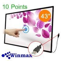 ราคา จอทัชสกรีน มัลติทัช Touch Screen Display ขนาด 43 นิ้วสัมผัส 10 จุด (3659952931)