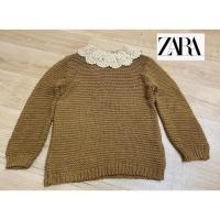 ราคา เสื้อไหมพรมเด็กโต Zara ของแท้ size : 9-10 : cm 140 [มือ2] (22081957017)
