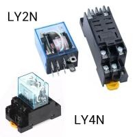 ราคา LY2N รีเลย์ 12VDC 24VDC 24VAC 110VAC 220VAC 10A250VAC (49808146822)