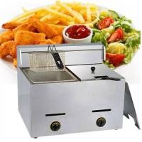 ราคา เตาทอดแก็ส หม้อทอดเฟรนฟราย เตาทอดใช้แก็ส Gas Deep Fryer อ่างเดี่ยว6ลิตร/อ่างคู่12ลิตร มีพร้อมส่ง (17384225593)