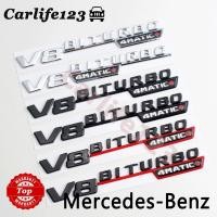 ราคา 2 ชิ้น Mercedes-Benz V8 BIRTUBURBO 4MATIC โลโก้ป้ายสัญลักษณ์รถสติกเกอร์ (46307414820)