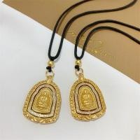 ราคา ดาริ ทาทากาตะ หมุนพระเครื่องจี้ทรายทองโบราณวิธีเครื่องประดับเพชรทองยาวไม่จางหายสร้อยคอสตริงสีดําผู้หญิง (40227262375)