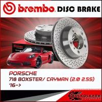 ราคา จานเบรกหลัง PORSCHE 718 BOXSTER/ CAYMAN (2.0 2.5S) (HC) 16-> (D09 8998 11) (23067388222)