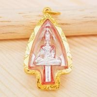ราคา [ PCPY Jewelry ] จี้พระยอดธง • กรอบทองคำแท้ • กันน้ำ • พระแท้จากวัด • ตรงรุ่น • ปลุกเสกแล้ว [PA779] (20495797317)