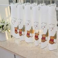 ราคา ม่านกาแฟลายการ์ตูนหมีพูห์สไตล์เกาหลีครึ่งม่านสั้น (25357956158)