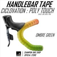 ราคา ผ้าพันแฮนด์เสือหมอบ สีเฟดเขียว CICLOVATION : POLT TOUCH - OMBRE GREEN HANDLEBAR TAPE (43922111712)